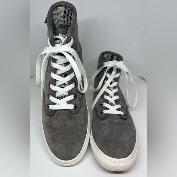 Vans CAMDEN Women's Suede & Tweed High Tops, Size W 7.5 - Picture 3 of 9